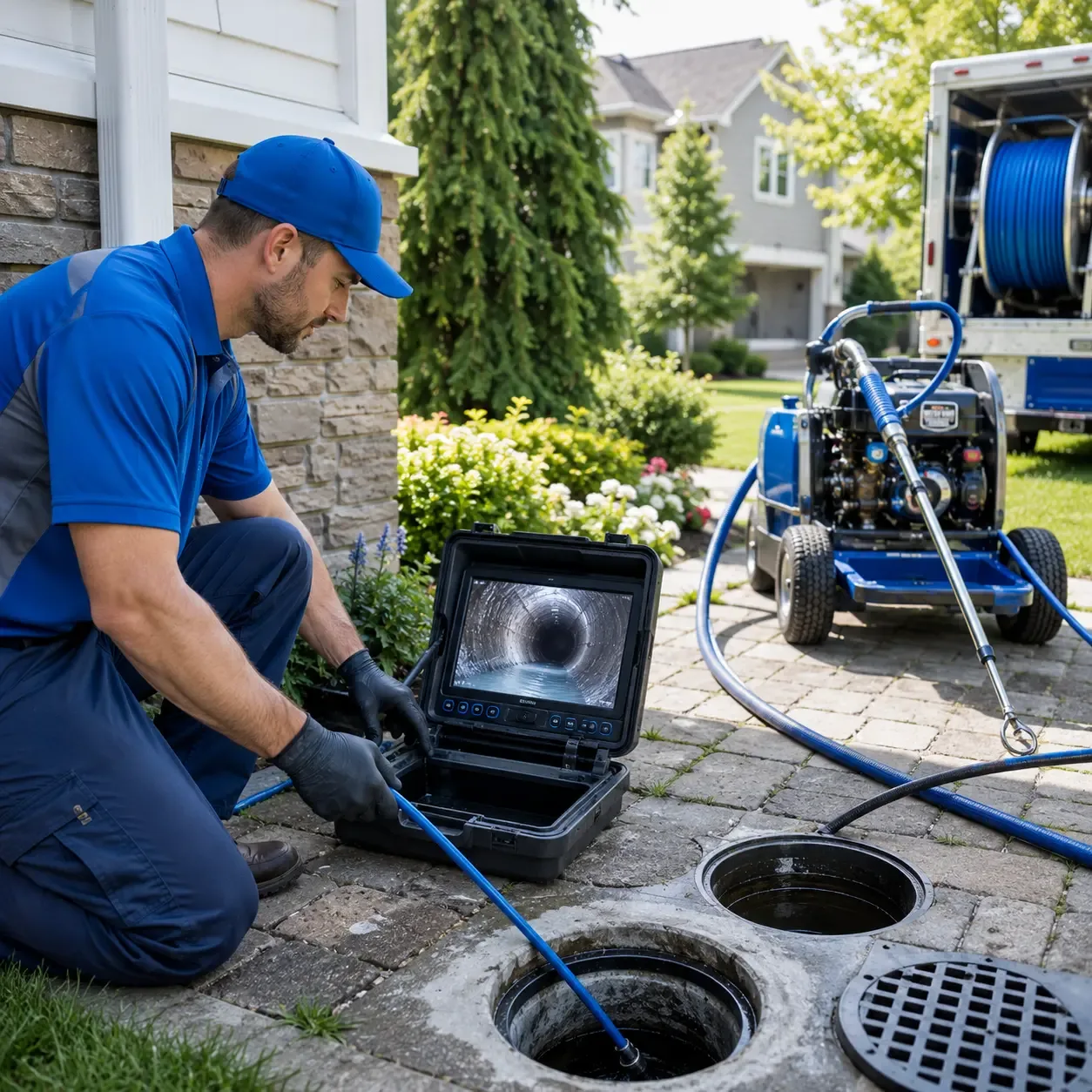 Outdoor drain cleaning professionals serving Waterman, IL